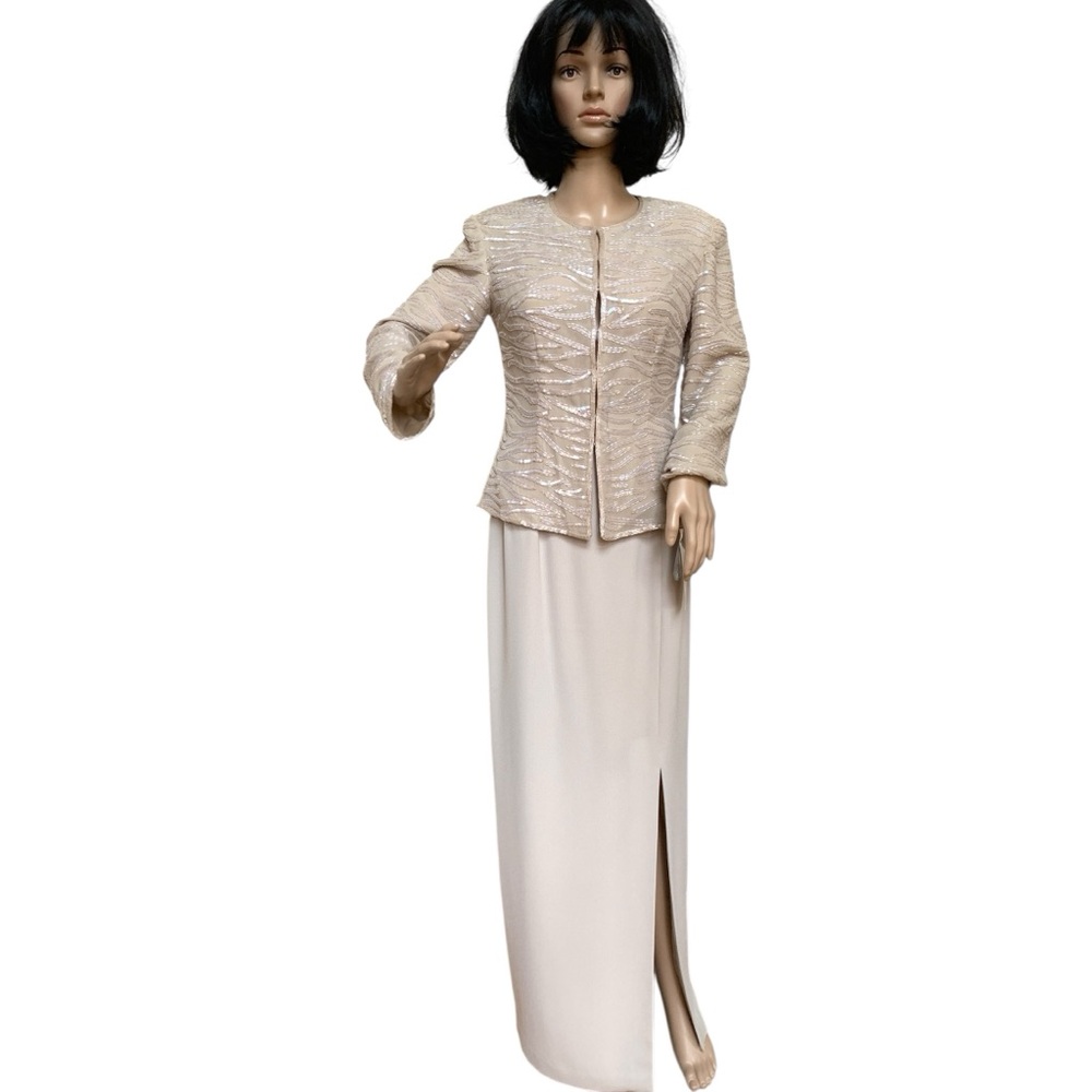 Adrianna Papell Evenings jacket and skirt set, NWT, S